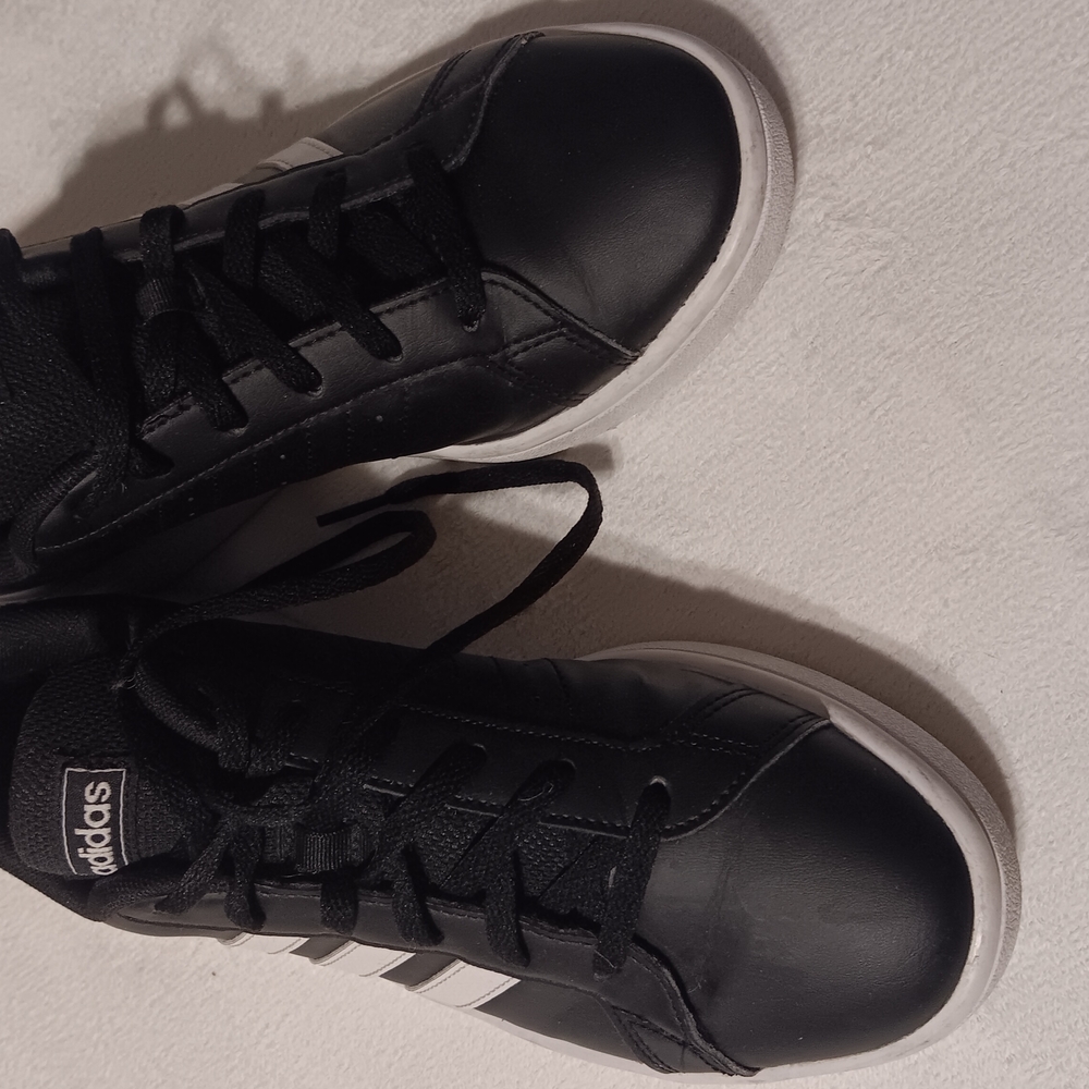 Adidas Black and White Sneakers